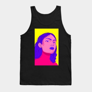 Pink Portrait Tank Top